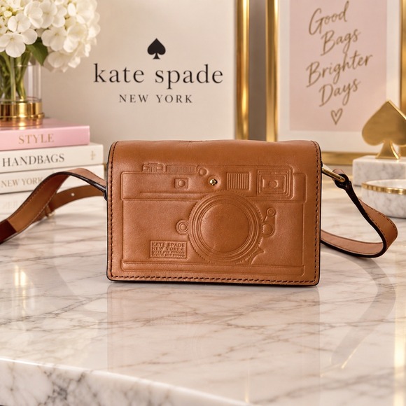 kate spade Handbags - Kate Spade Pocomo Gwen Camera Crossbody Bag Leather Limited Edition